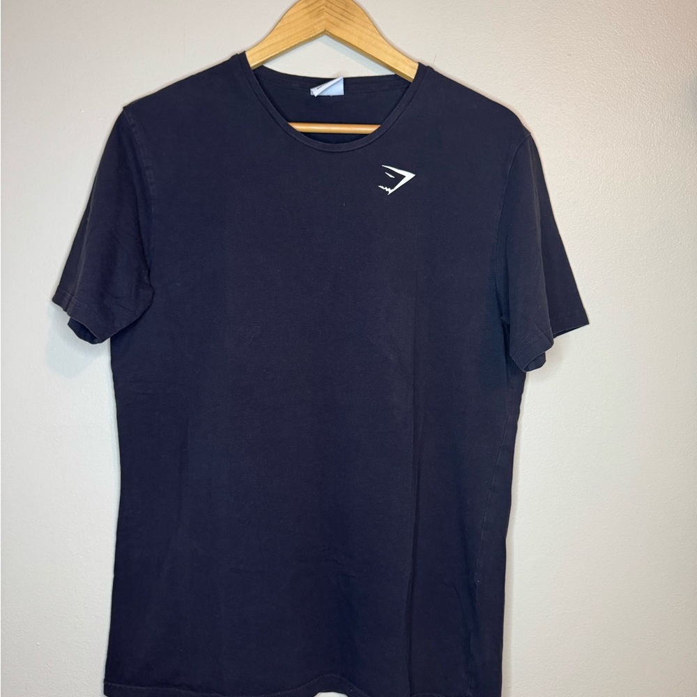 Gymshark Black Athletic Training T Shirt Logo Size L Unisex